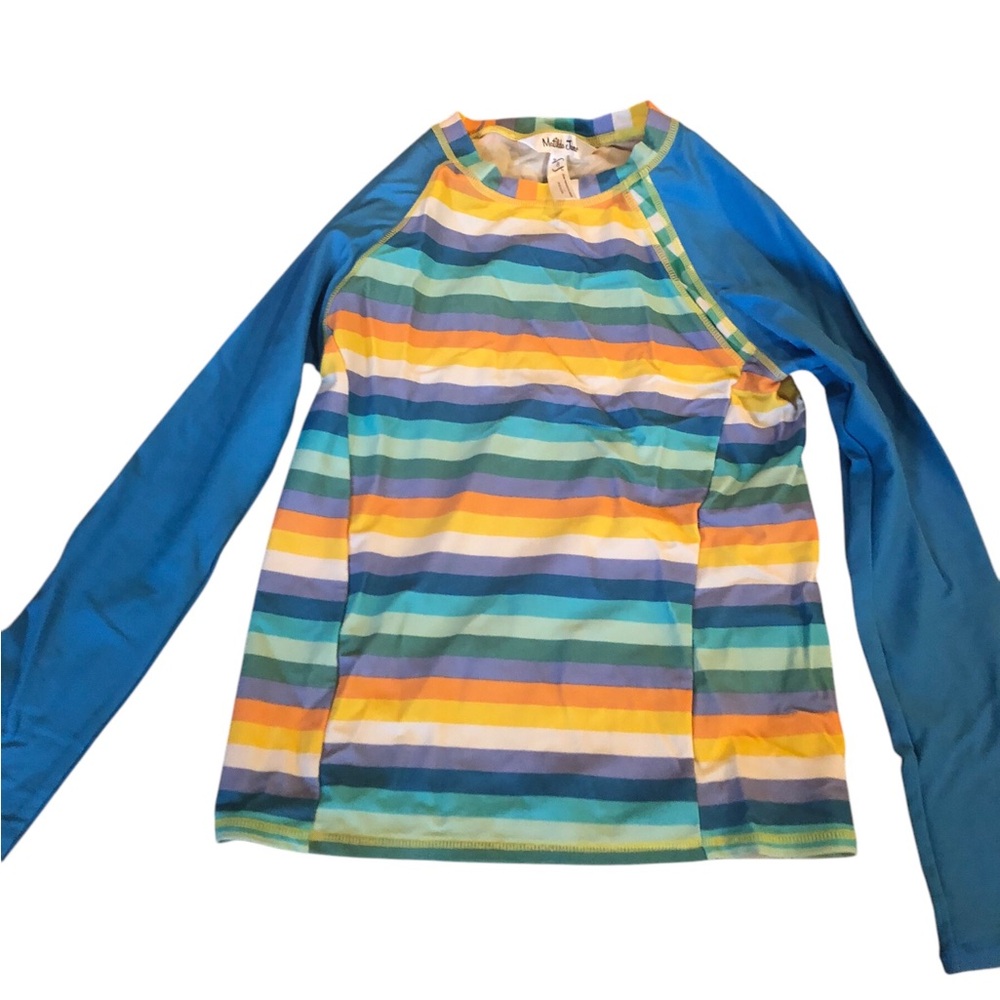 VGUC Matilda Jane Size 8 Floral Board Rash Guard